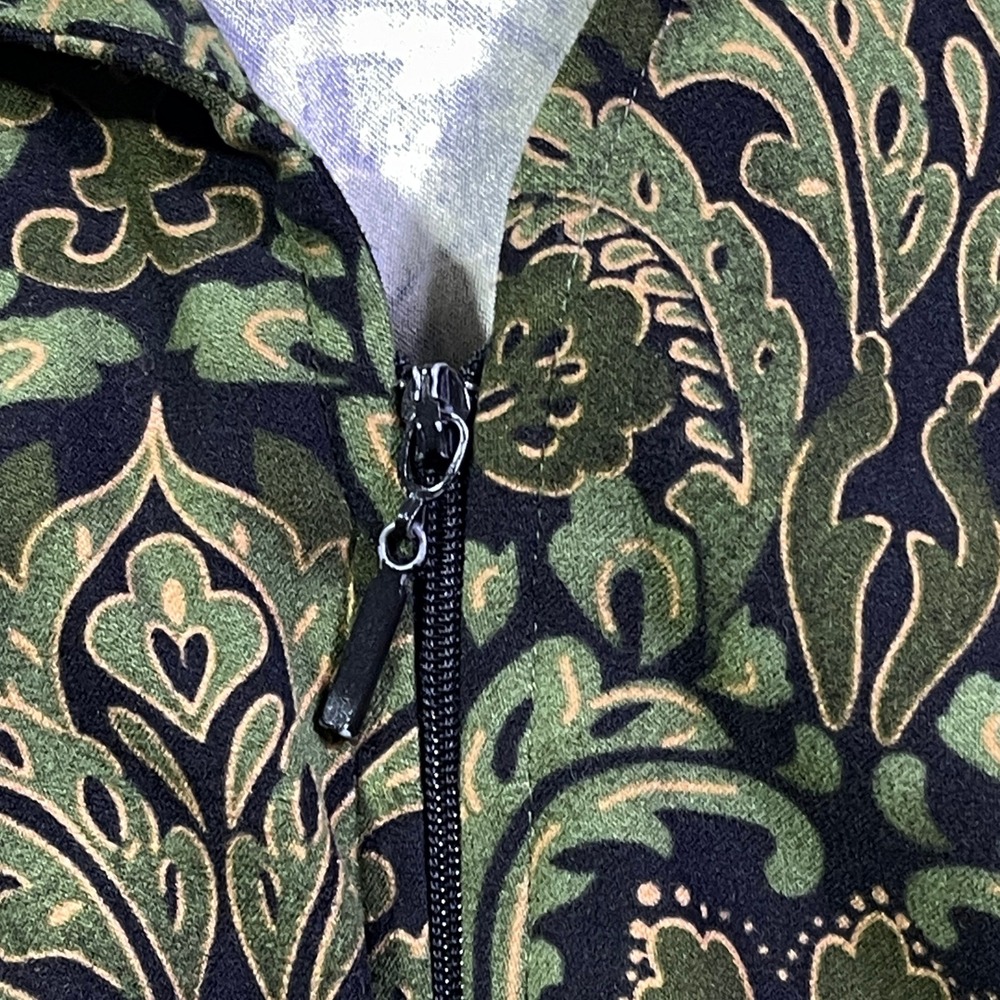 KS Collection‎ Womens Paisley Print Zip Front Jacket Size 12 - Picture 9 of 12